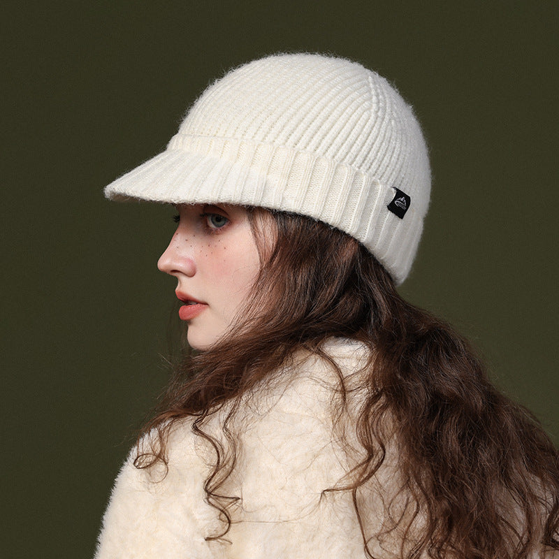 Autumn And Winter New Knitted Hat All-matching Warm Windproof