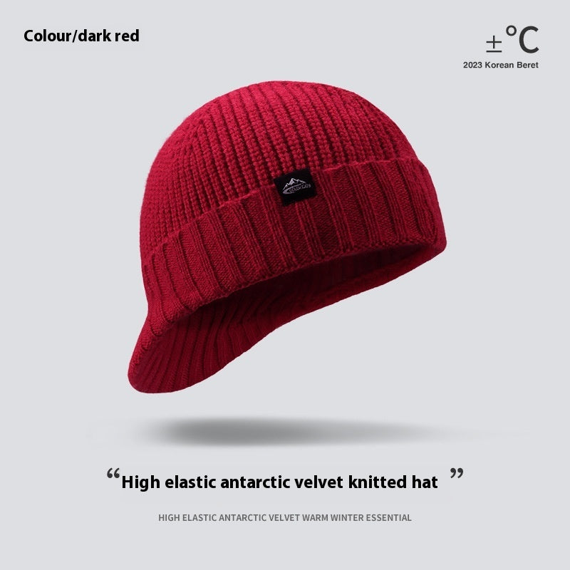 Autumn And Winter New Knitted Hat All-matching Warm Windproof